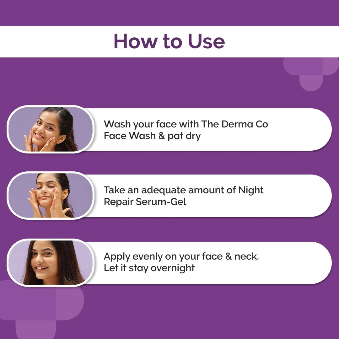 1% Kojic + Arbutin Night Repair Face Serum-Gel - 50g - Image 5