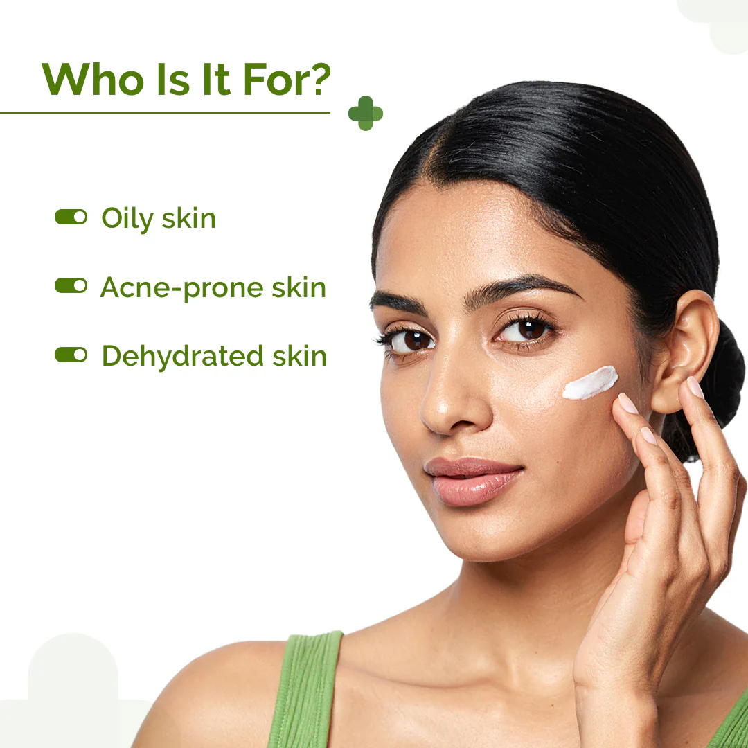 1% Salicylic Acid Oil-Free Moisturizer For Face with Oat Extract  - 50g - Image 3