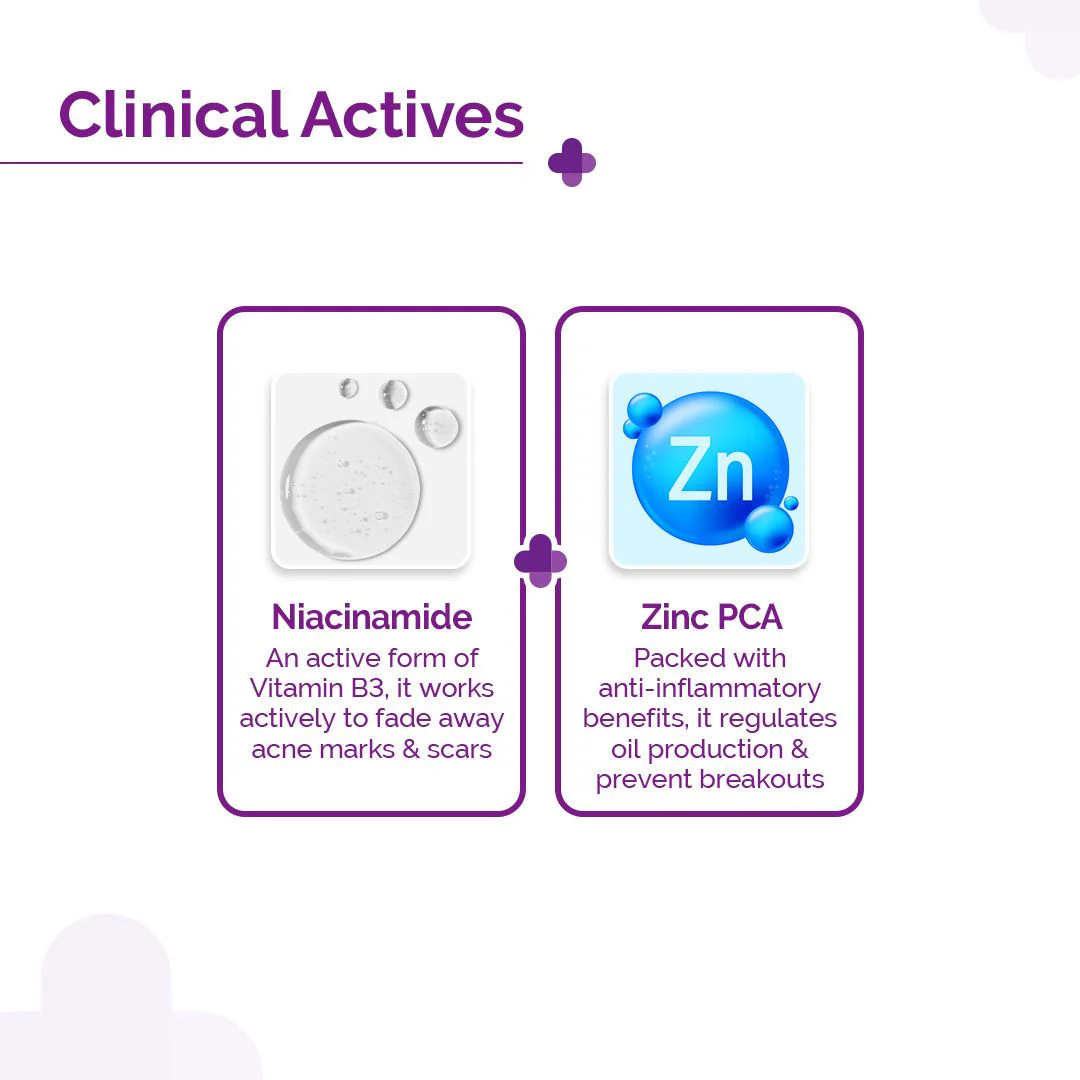 10% Niacinamide Face Serum with 2% Zinc PCA for Acne Marks - 30ml (Pack Of 2) - Image 3