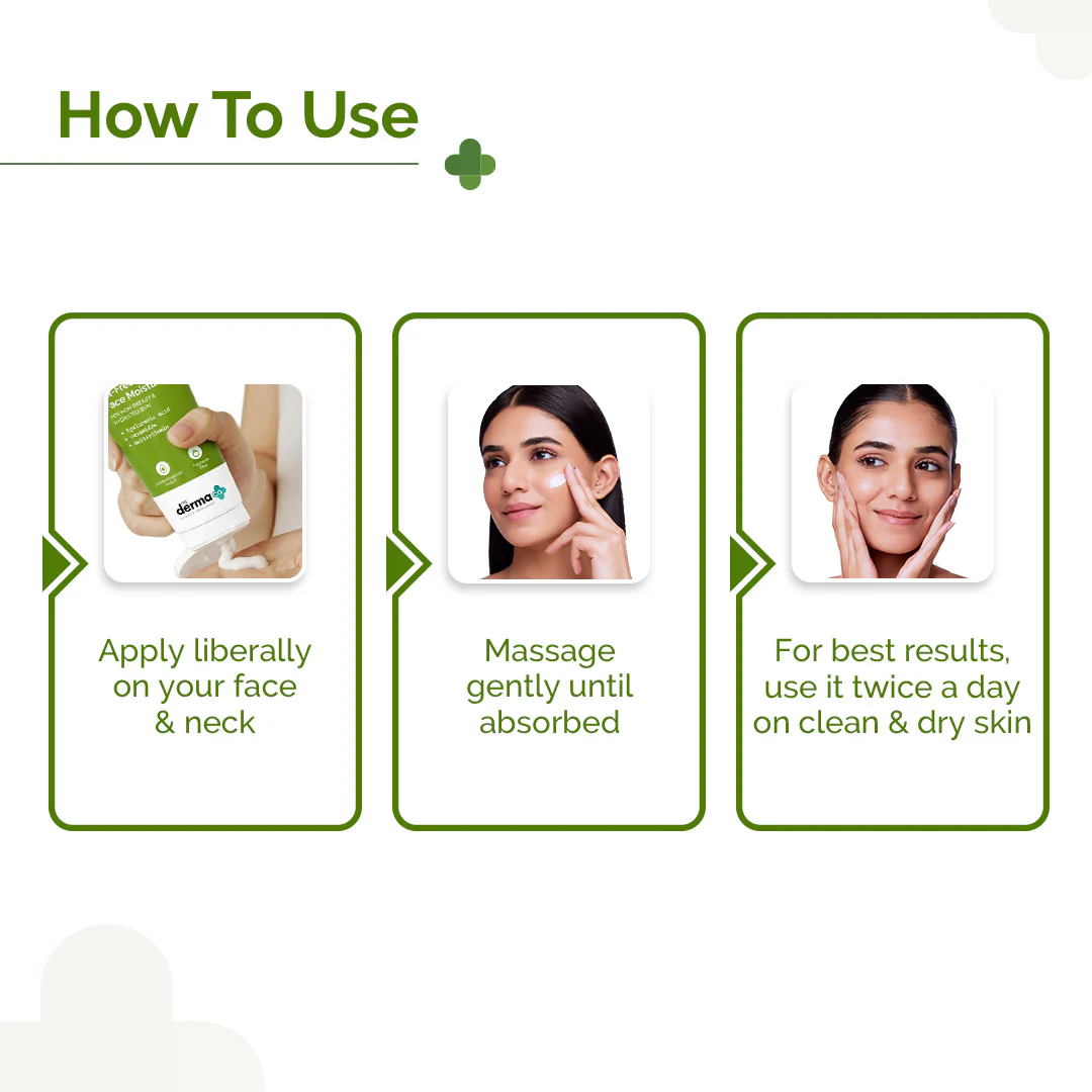 Oil-Free Daily Face Moisturizer With Hyaluronic Acid, Ceramides & Multivitamins for Non-Greasy & Hydrated Skin - 100g - Image 5