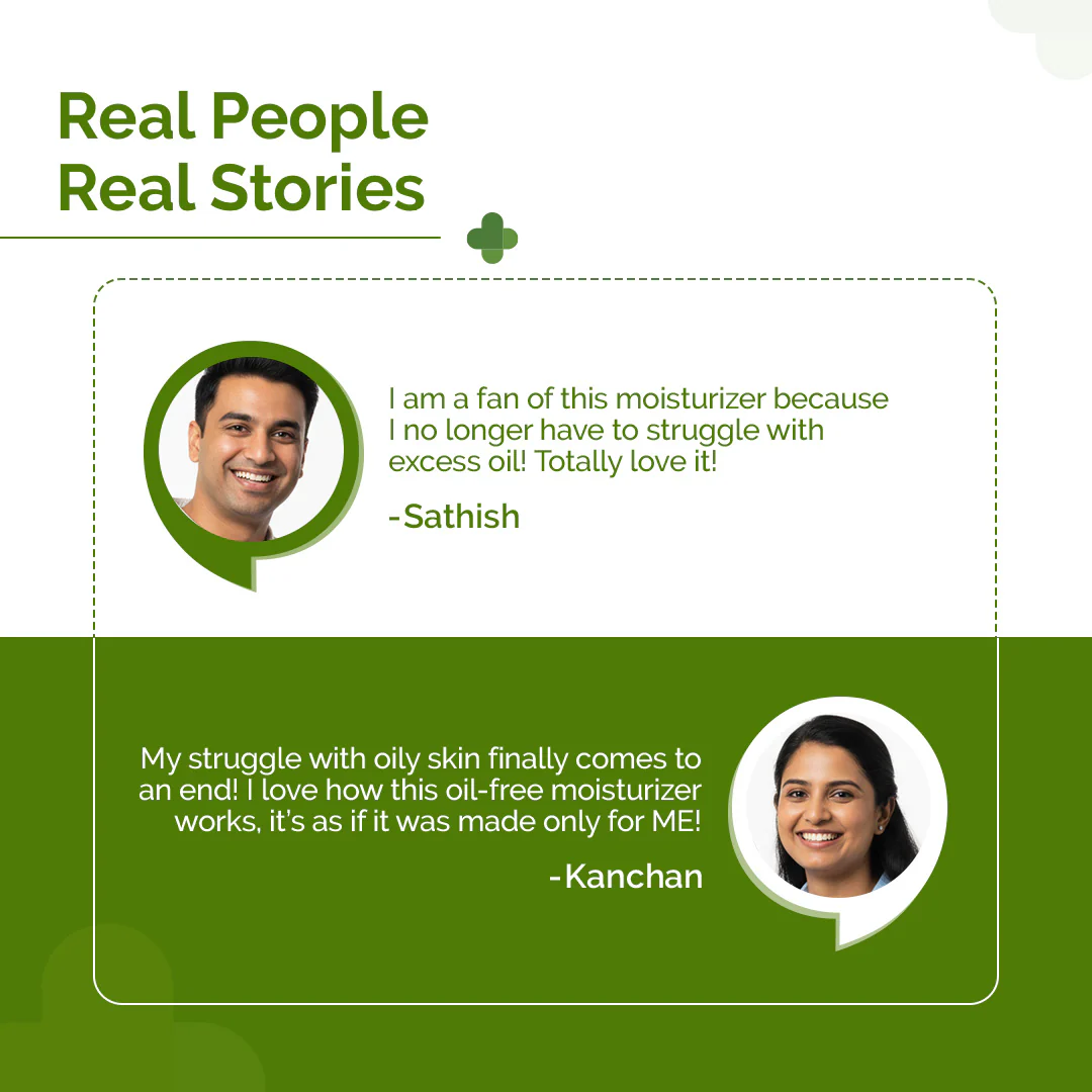 Oil-Free Daily Face Moisturizer With Hyaluronic Acid, Ceramides & Multivitamins for Non-Greasy & Hydrated Skin - 100g - Image 6