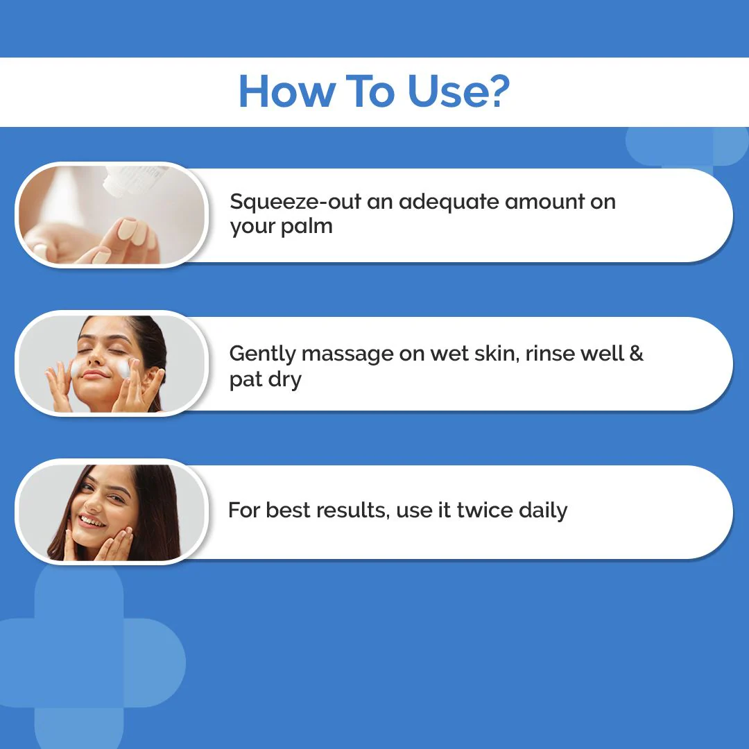 Oil-Free Daily Face Wash With Hyaluronic Acid, Glycolic Acid & Multivitamins for Clear & Hydrated Skin - 100ml - Image 5