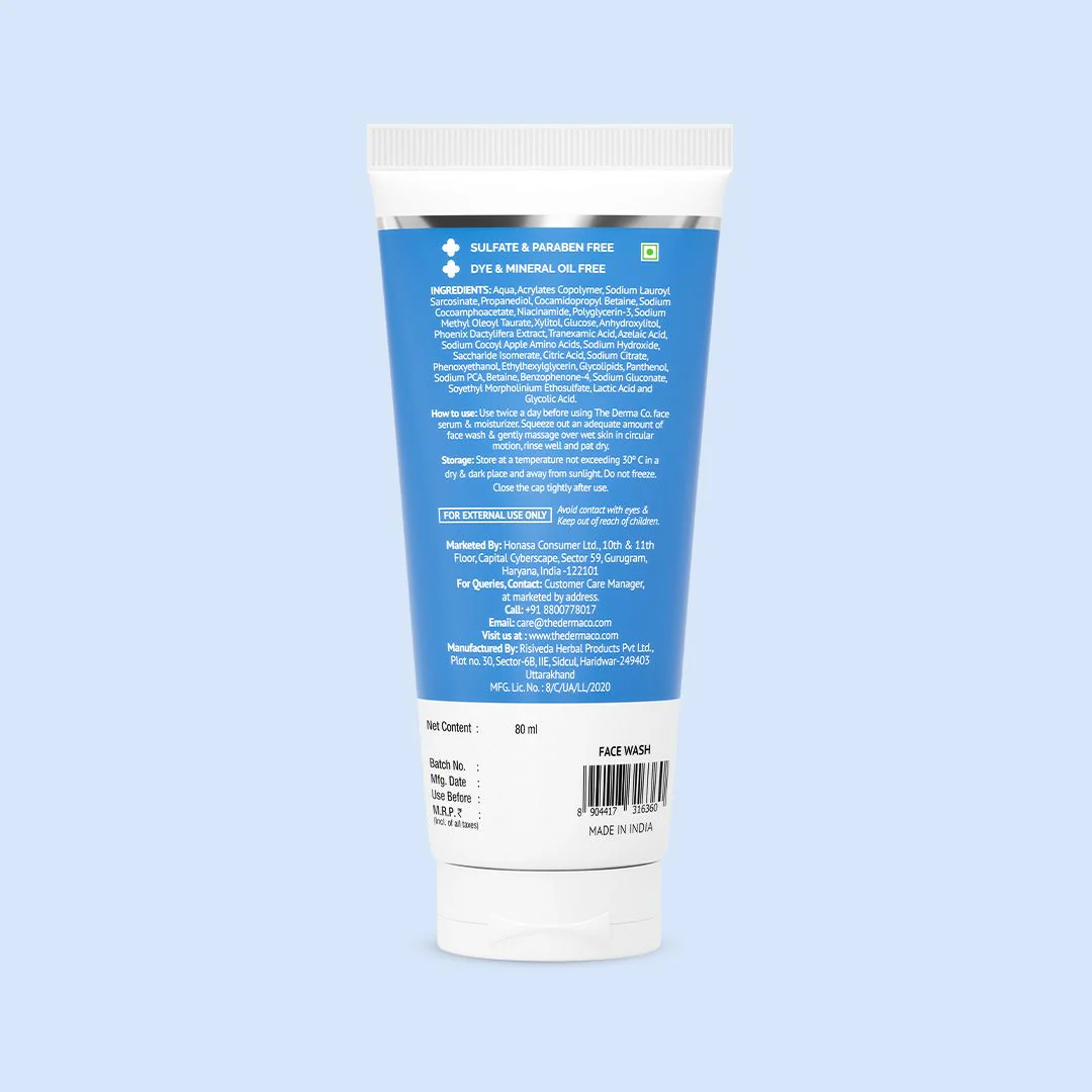 Tran-Zelaic Pigmentation Corrector Face Wash with Tranexamic Acid & Azelaic Acid - 80 ml - Image 8